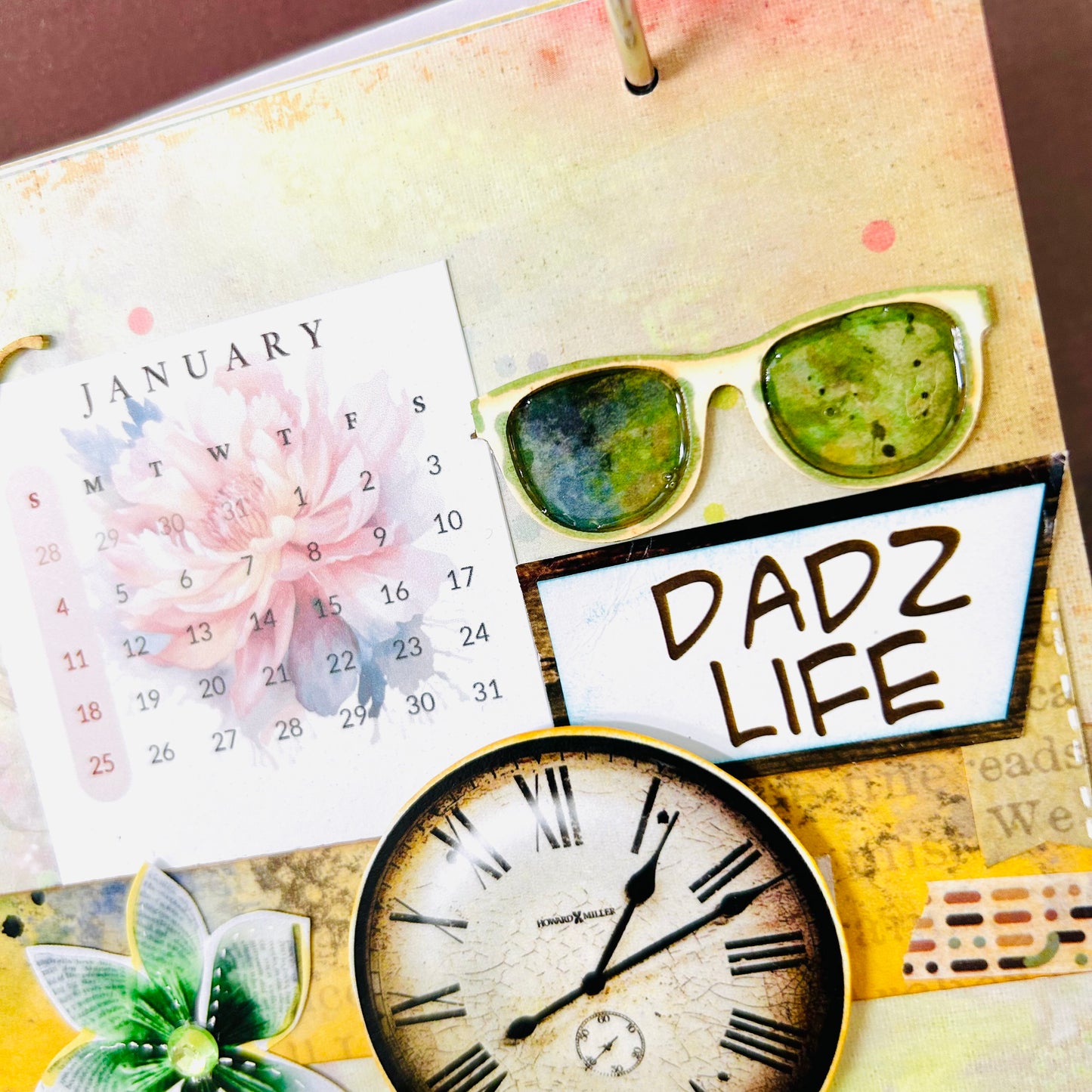 🗓️ Desk Calendar 2026 for Dad