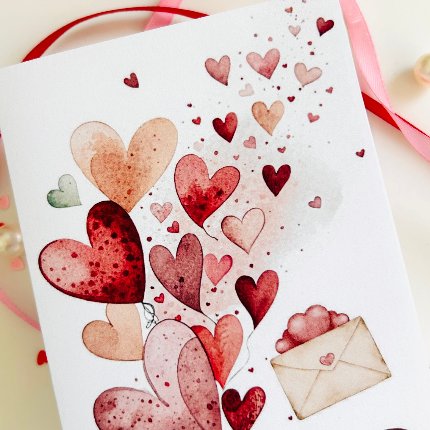 💕 Valentine’s Day Card ‘Envelope Hearts’