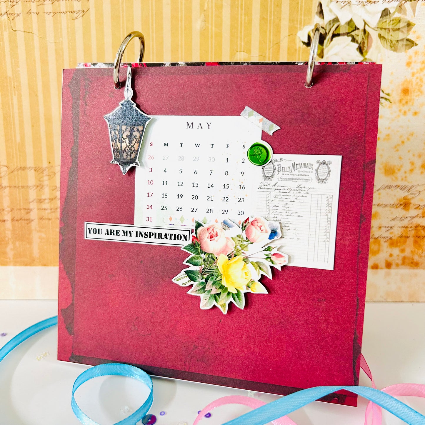 🗓️ Desk Calendar 2026 for Wife