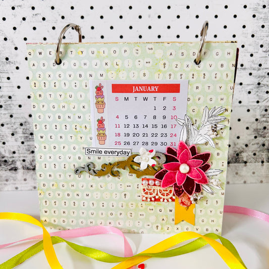 🗓️ Colorful Desk Calendar 2026