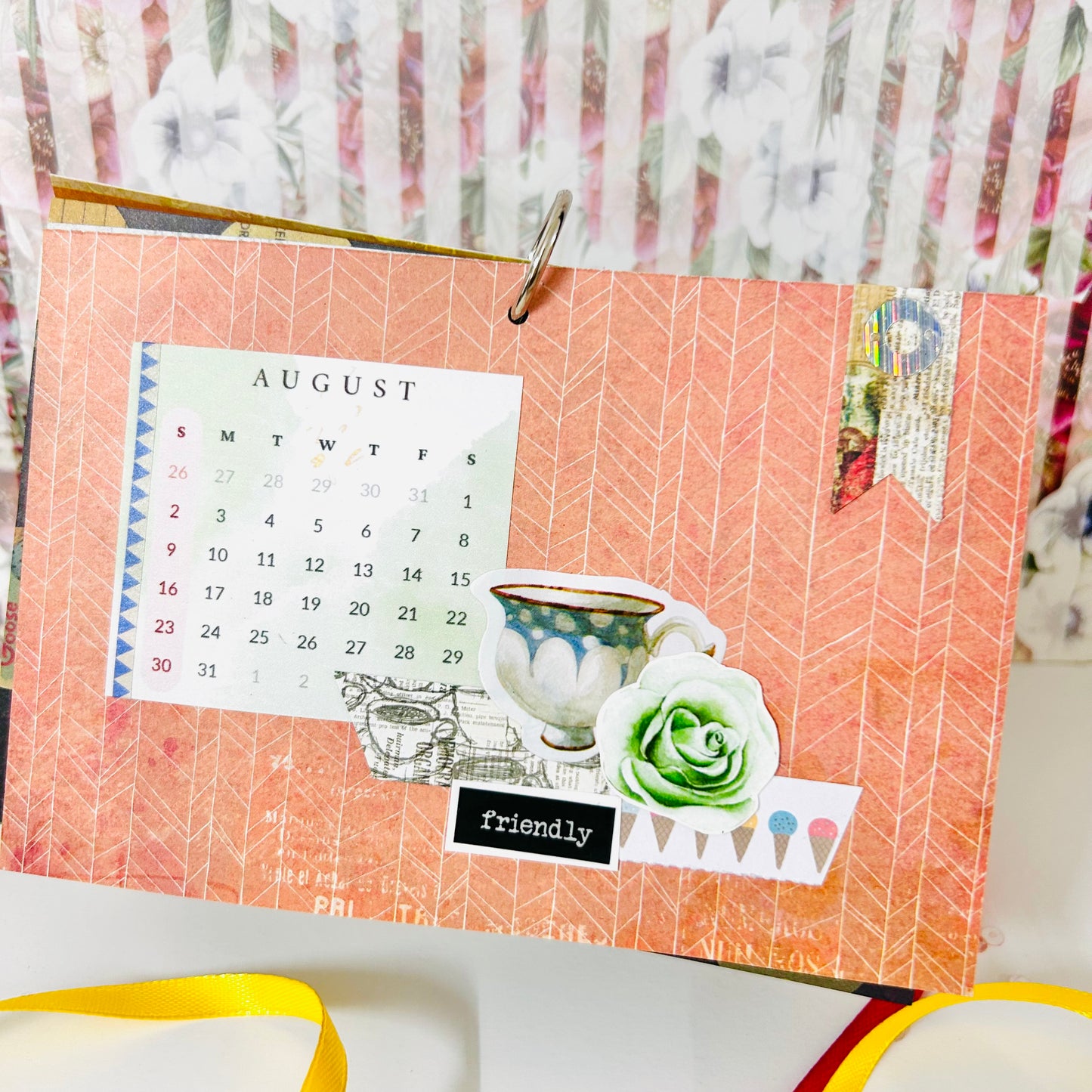 🗓️🌸🌼 Desk Calendar 2026