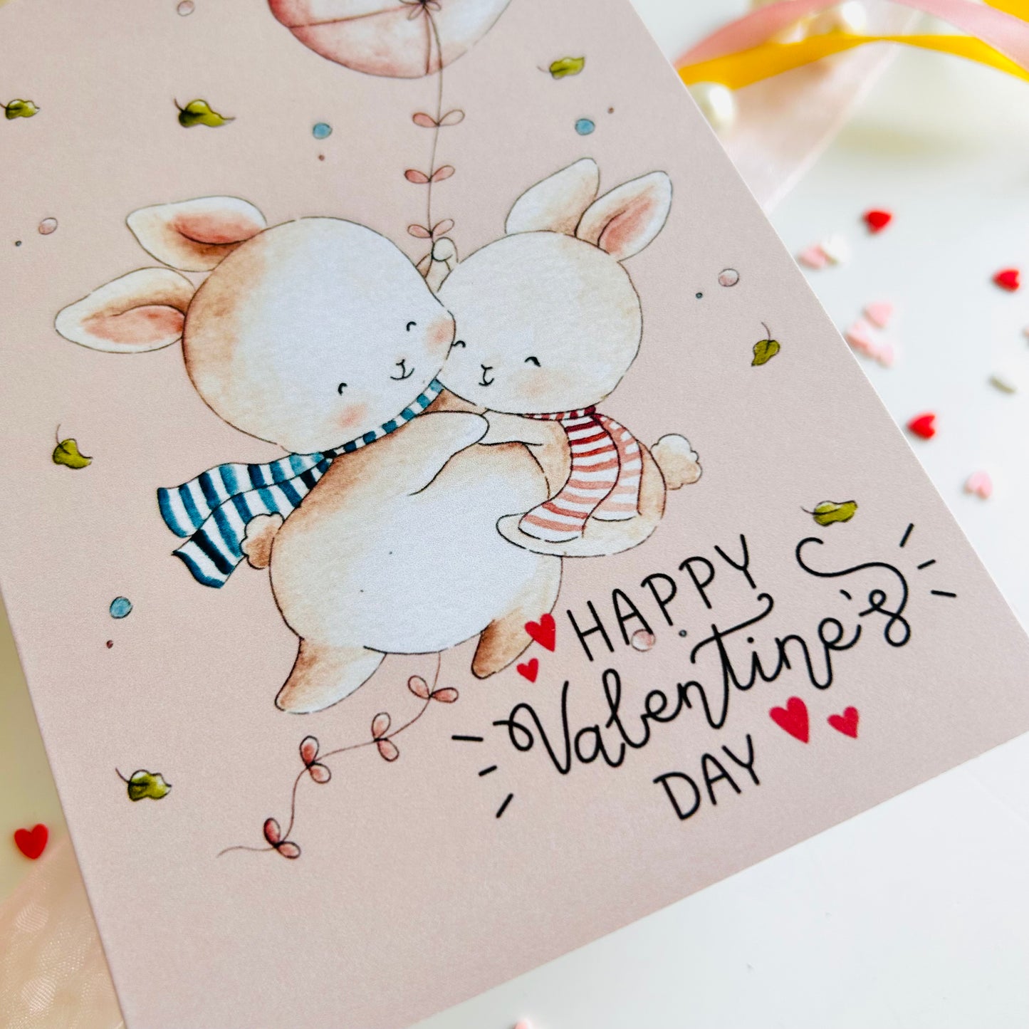 💕 Valentine’s Day Card ‘Bunny Love’