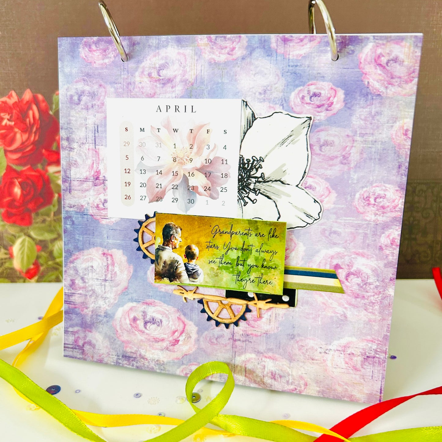 🗓️ Desk Calendar 2026 for Dad