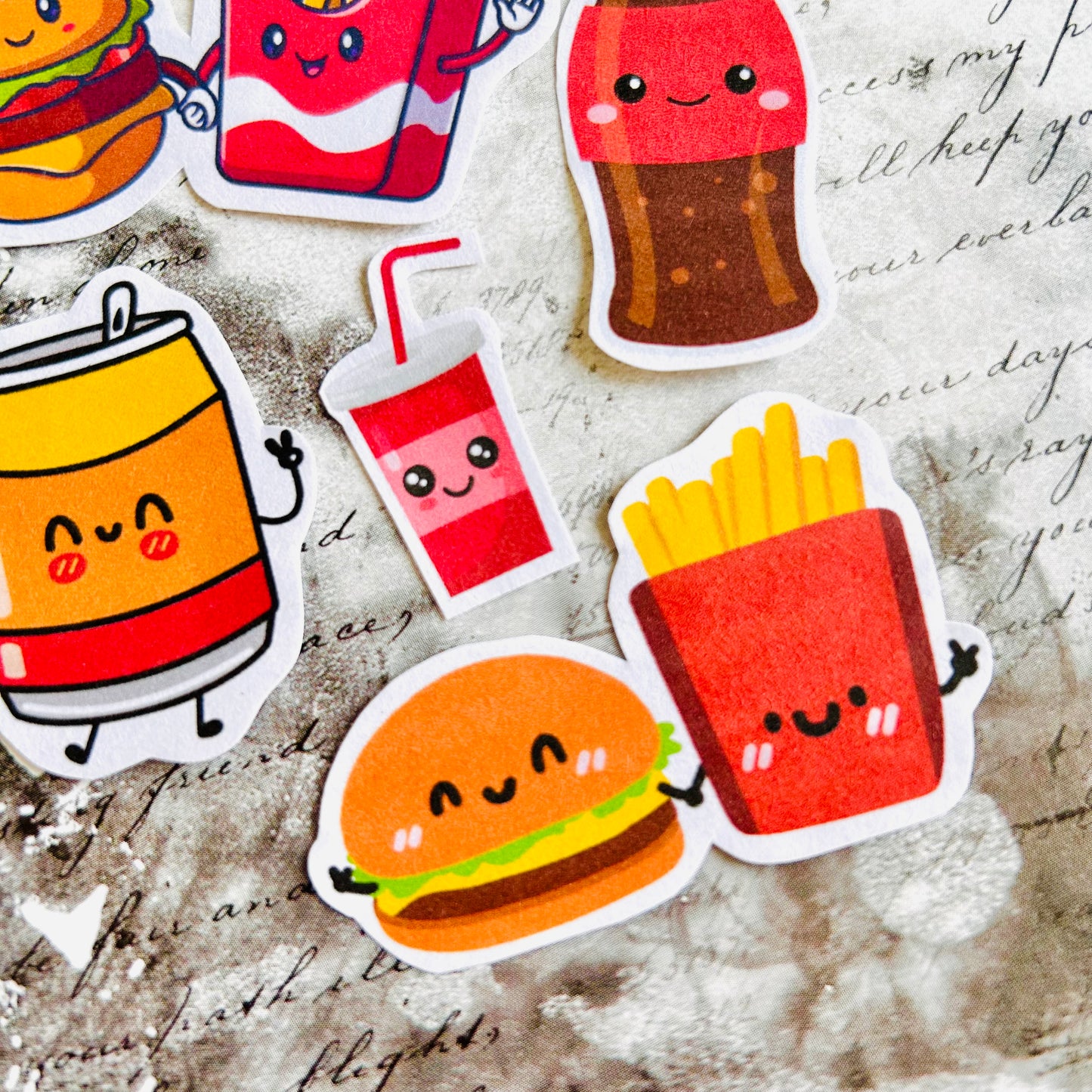 🍔 Burger Buddies StiKars (Set of 5)