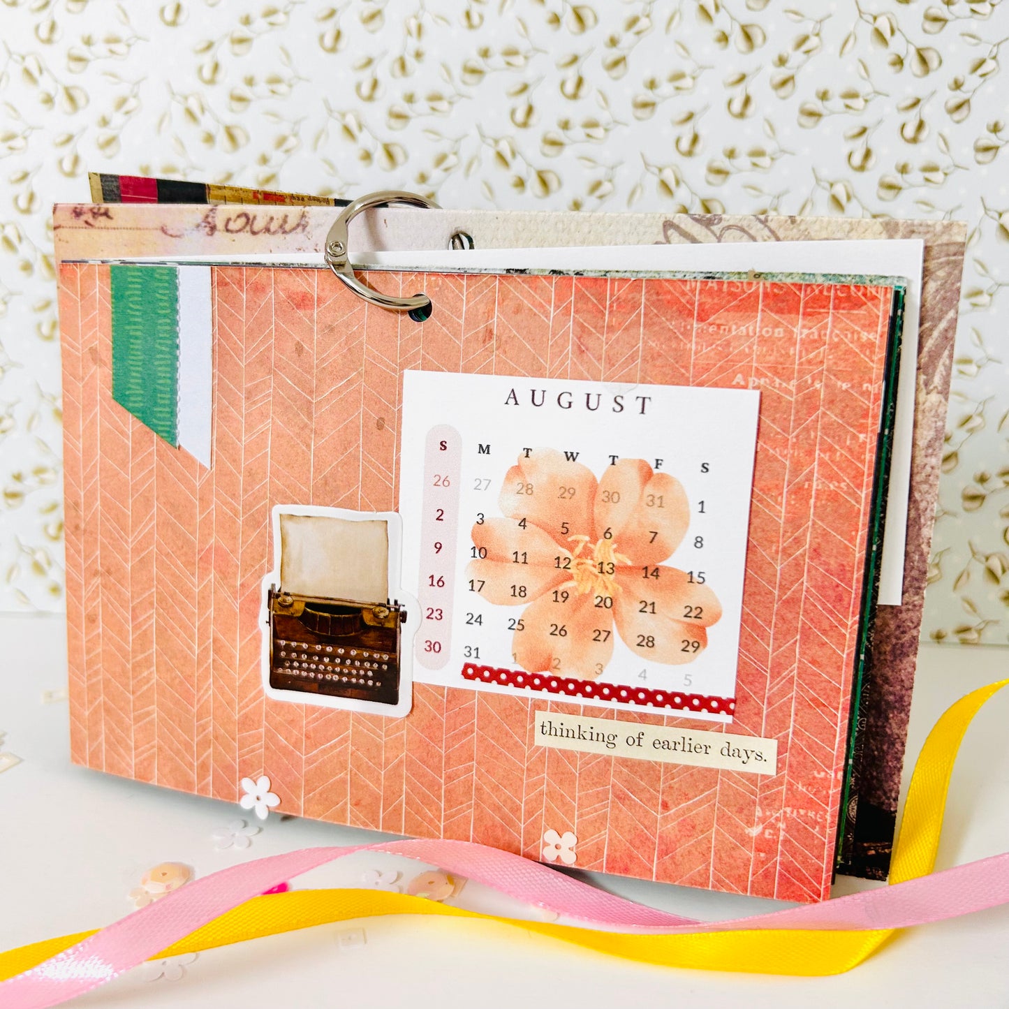 🗓️ Colorful Desk Calendar 2026