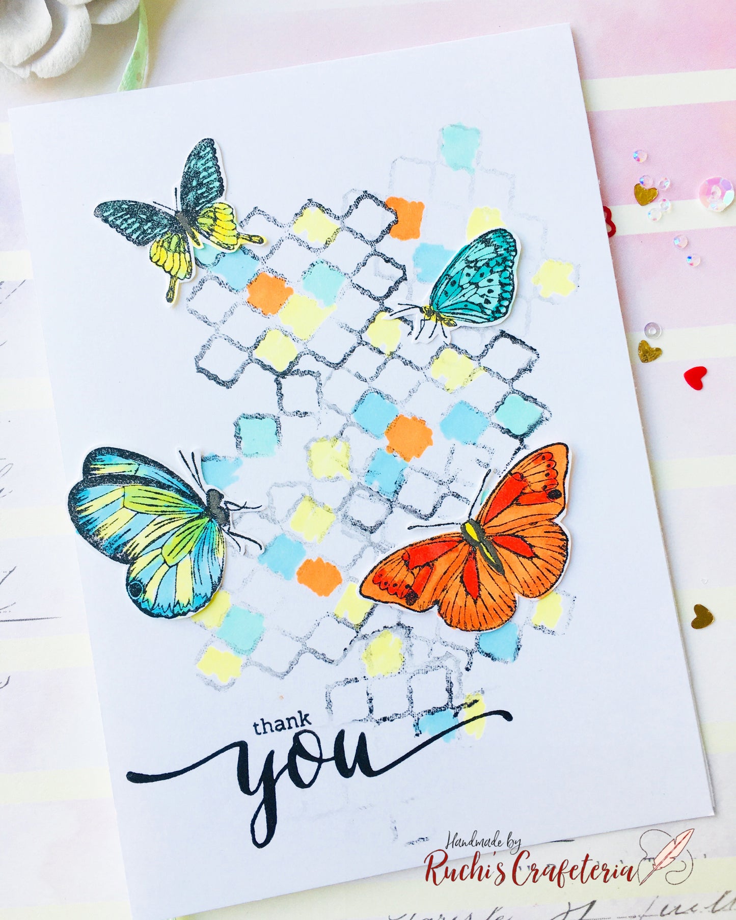 🦋 Thank You Card