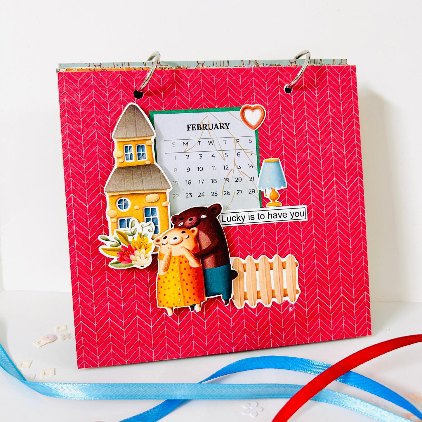 🗓️ Cheerful Desk Calendar 2026