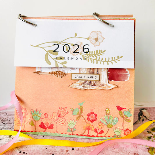 🗓️ Elegant Desk Calendar 2026