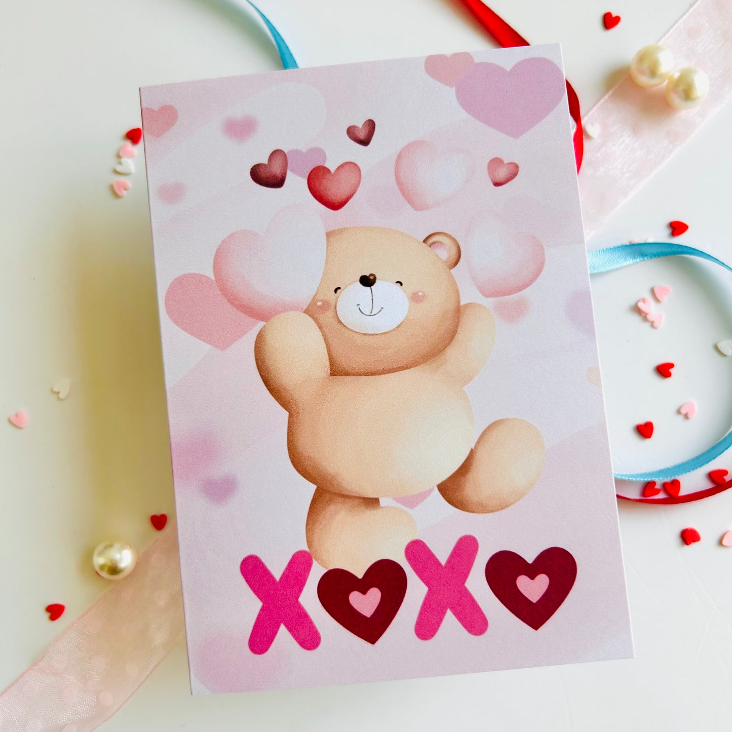 💞 Valentine’s Day Card ‘X🩷X🩷’