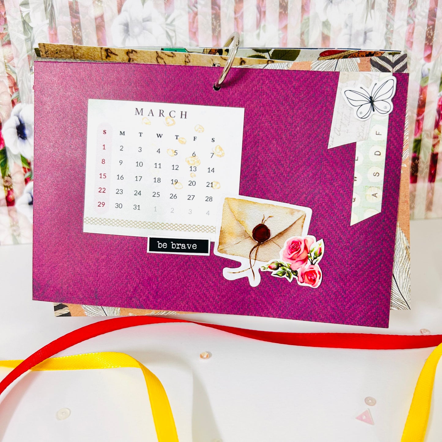 🗓️🌸🌼 Desk Calendar 2026