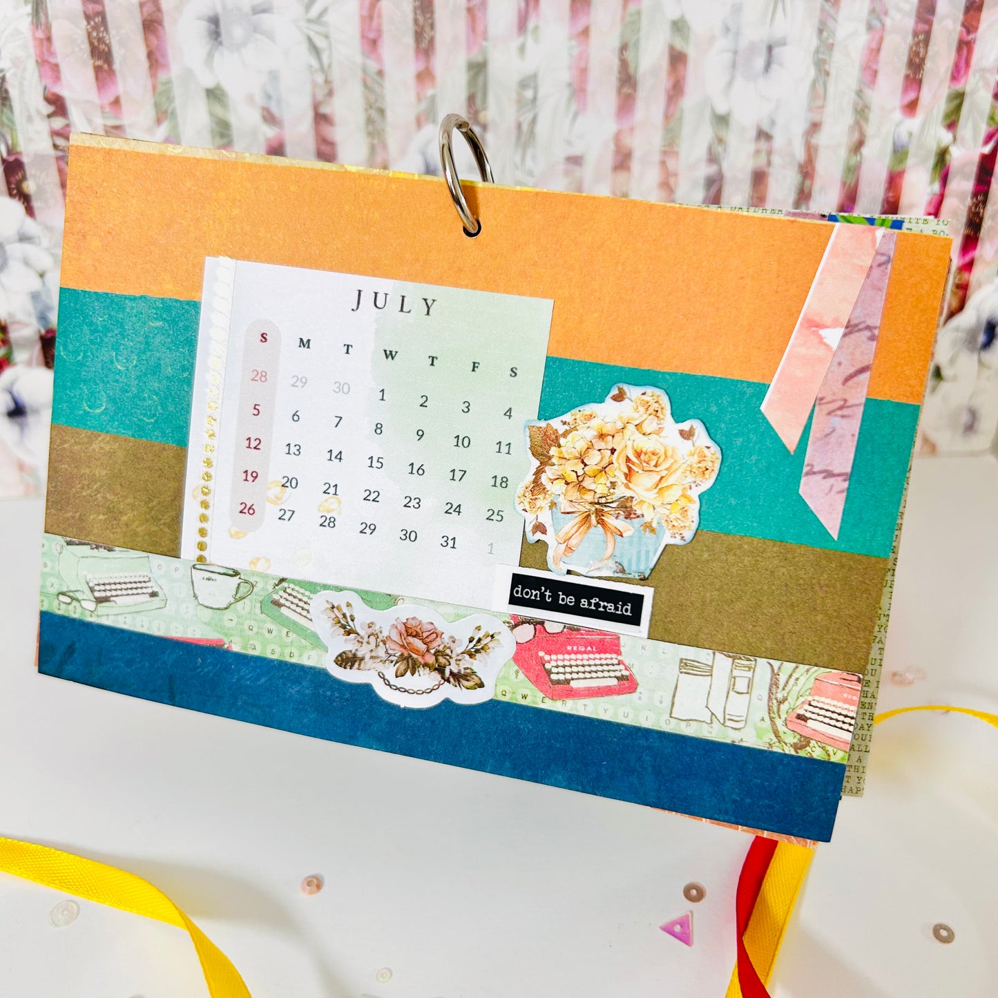 🗓️🌸🌼 Desk Calendar 2026