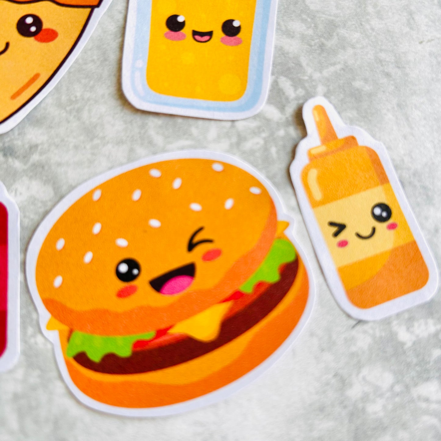 🍕 Pizza love StiKars (Set of 5)