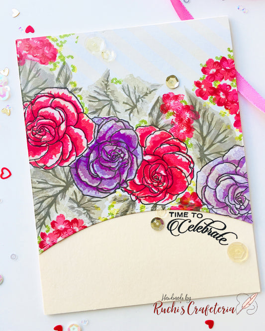 🌼 Greeting Card – “Time to Celebrate”