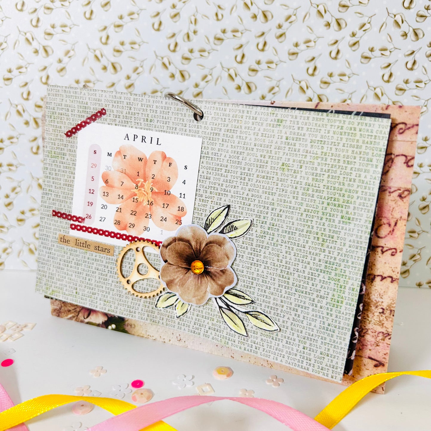 🗓️ Colorful Desk Calendar 2026