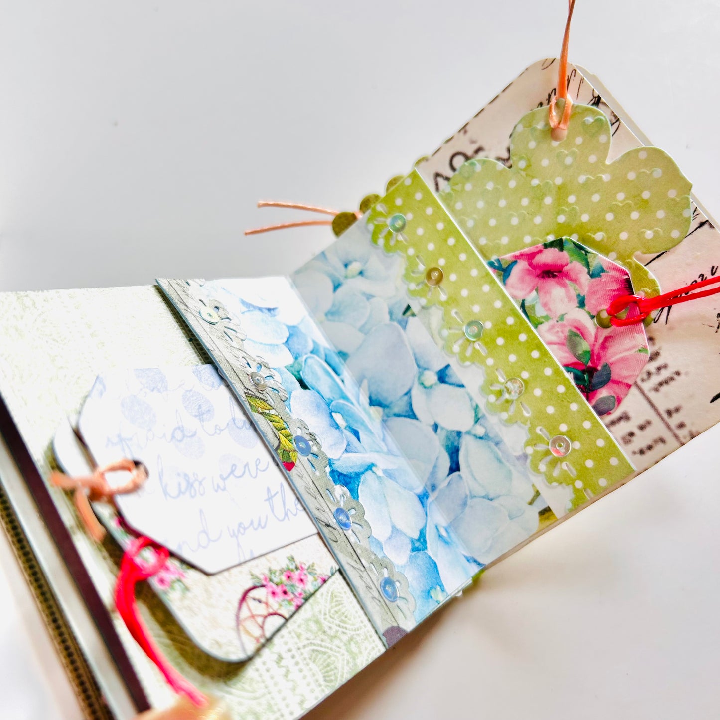 💖 You Make me happy– Handcrafted Mini Photo Album