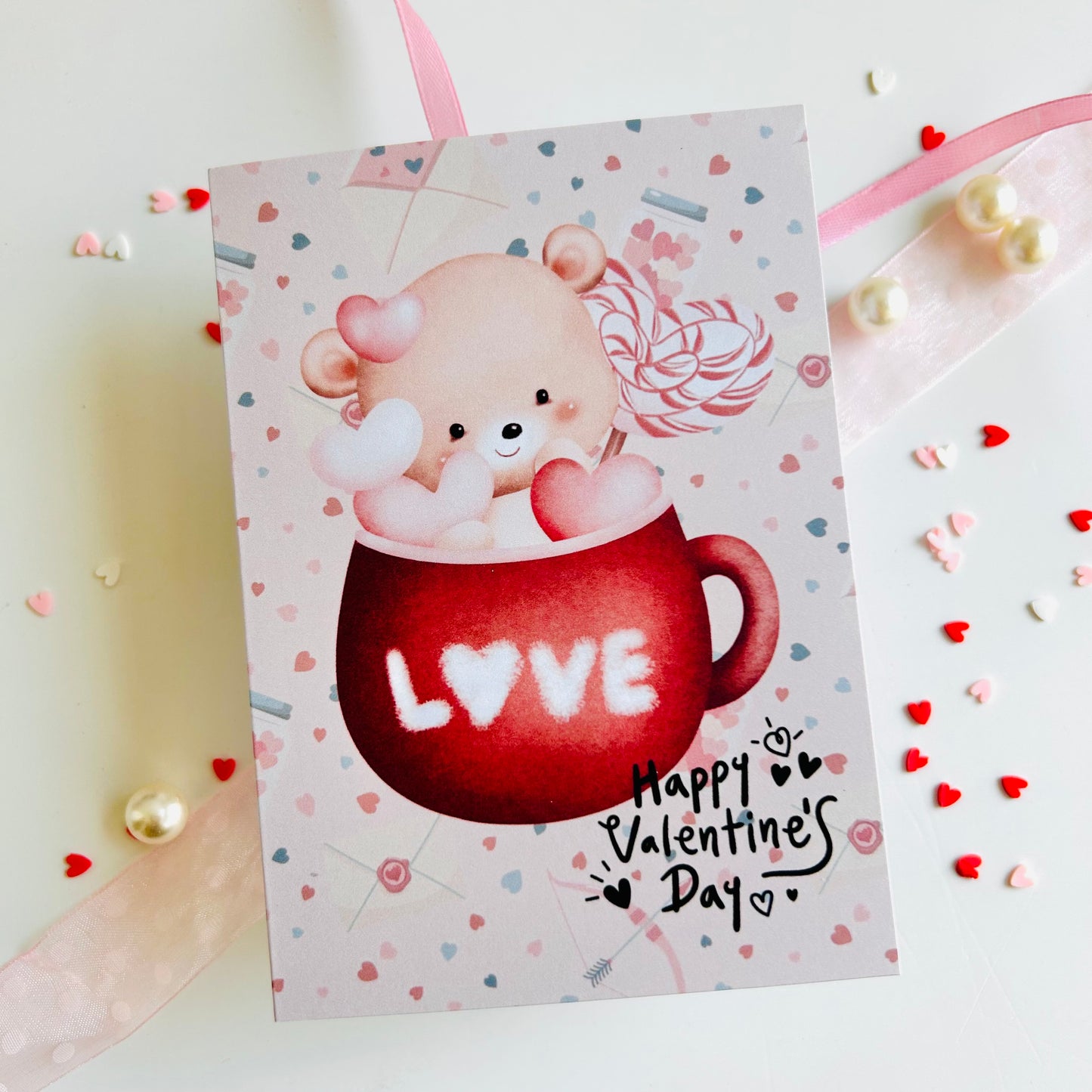 🍭💌 Valentine’s Day Card ‘Hug in a Mug’