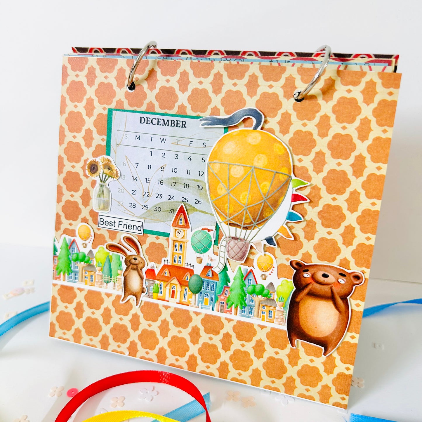 🗓️ Cheerful Desk Calendar 2026