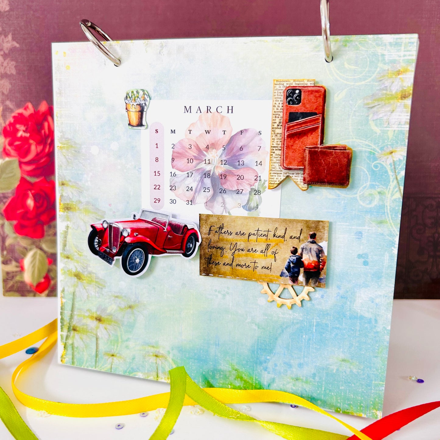 🗓️ Desk Calendar 2026 for Dad