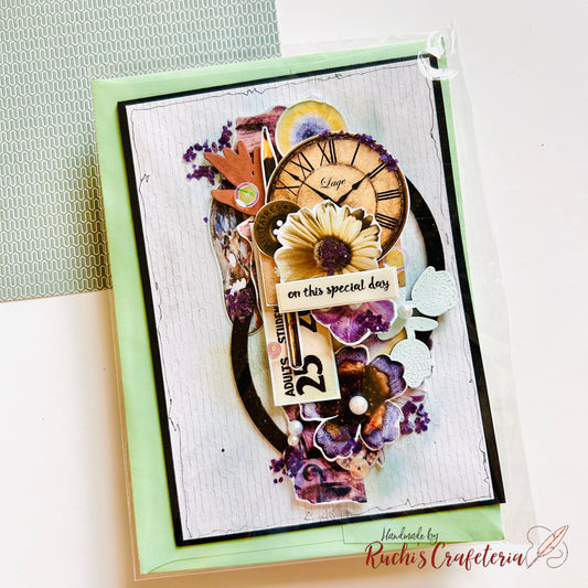 🕰️ Vintage Greeting Card – “On This Special Day”