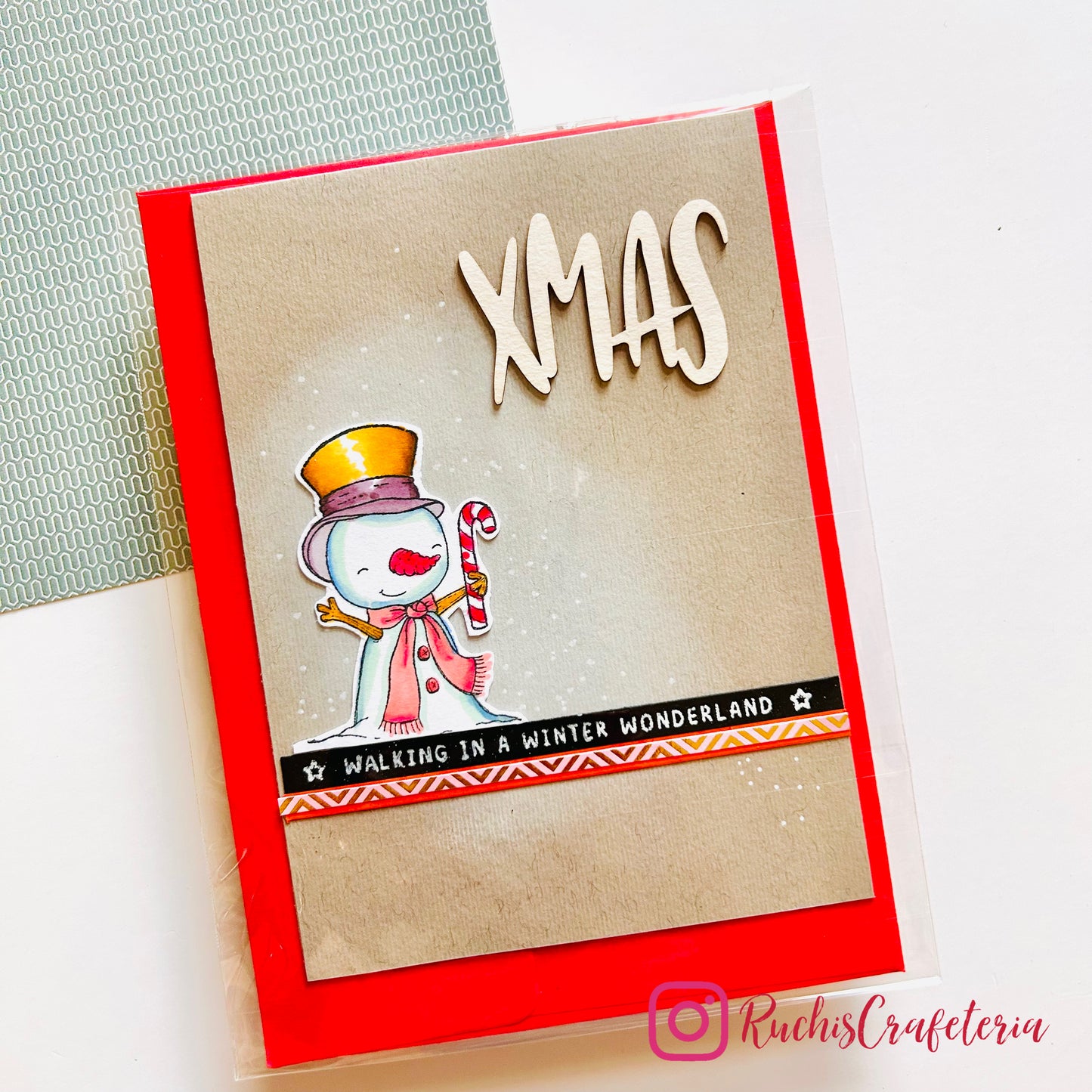 ❄️ Winter Whimsy Christmas Card – “XMAS”