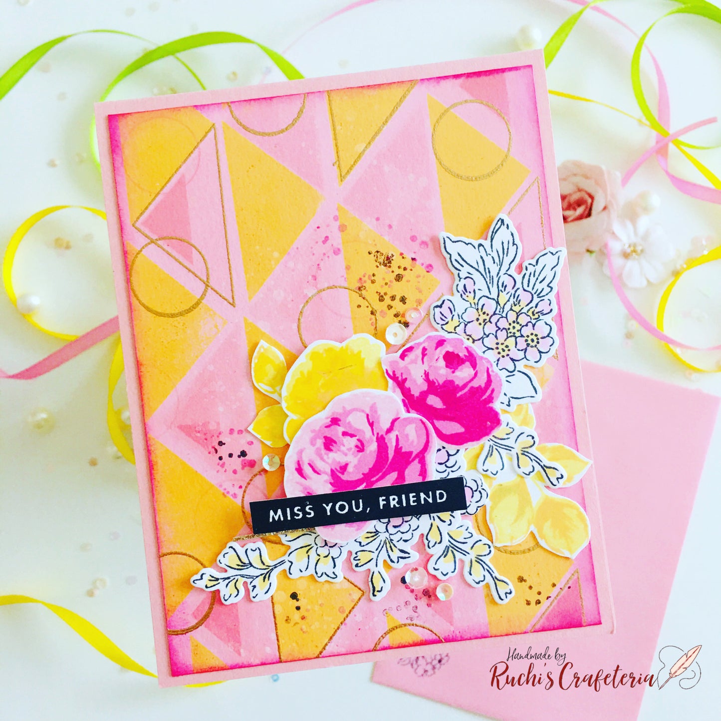 🌸 Greeting Card – “Miss You, Friend”