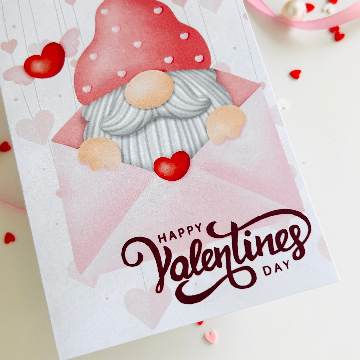 💕 Valentine’s Day Card ‘Hearts Envelope’