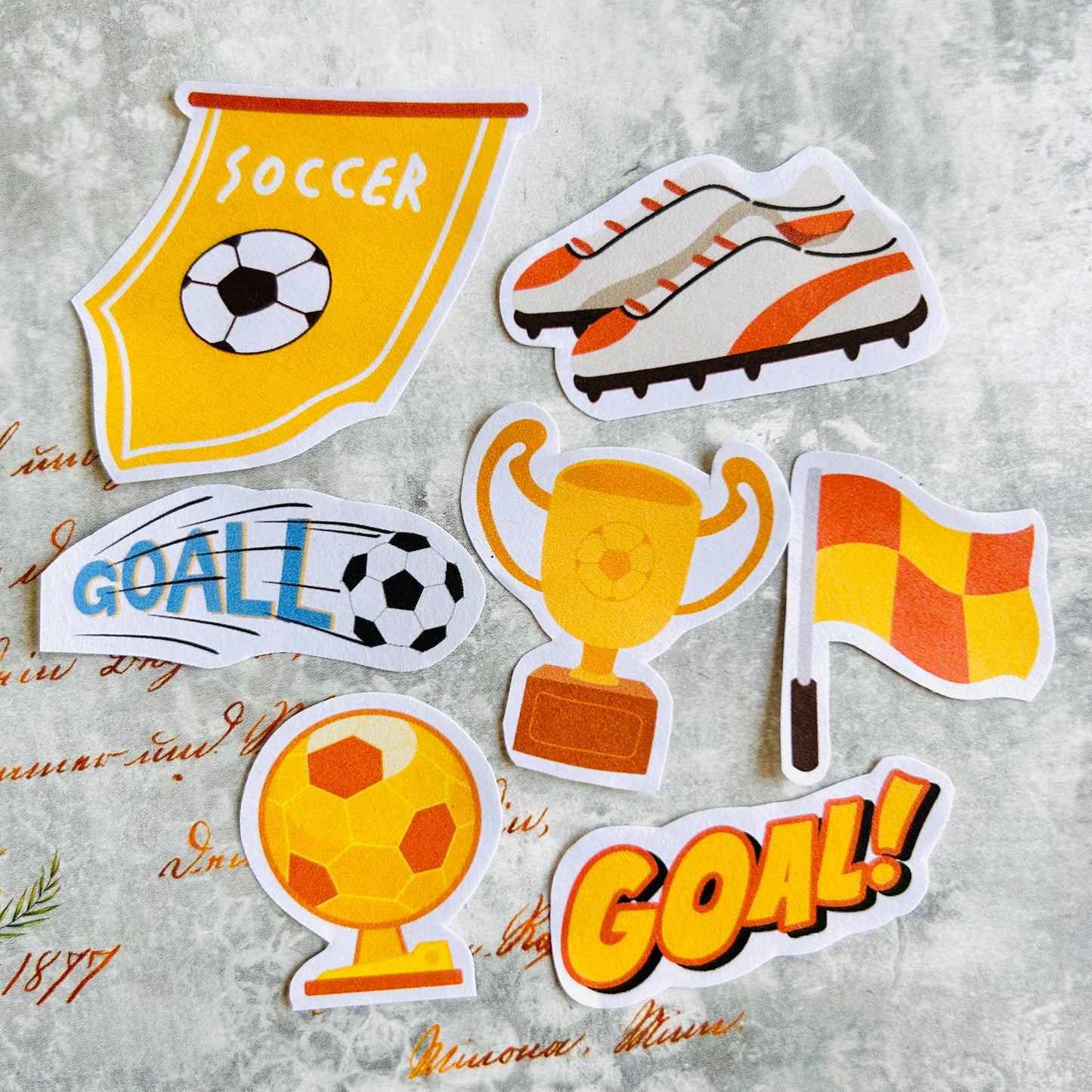 ⚽️ Goal! Football StiKars (Set of 7)