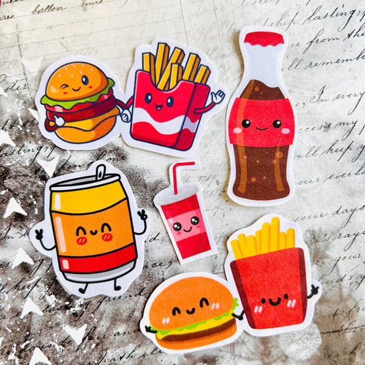 🍔 Burger Buddies StiKars (Set of 5)