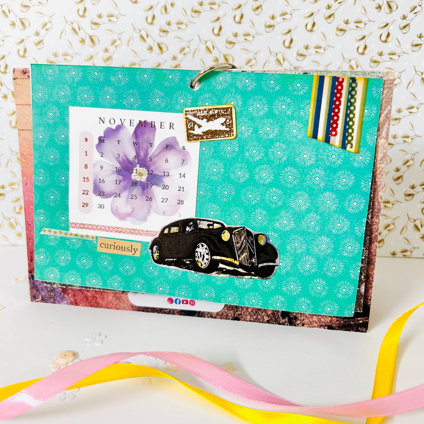 🗓️ Colorful Desk Calendar 2026