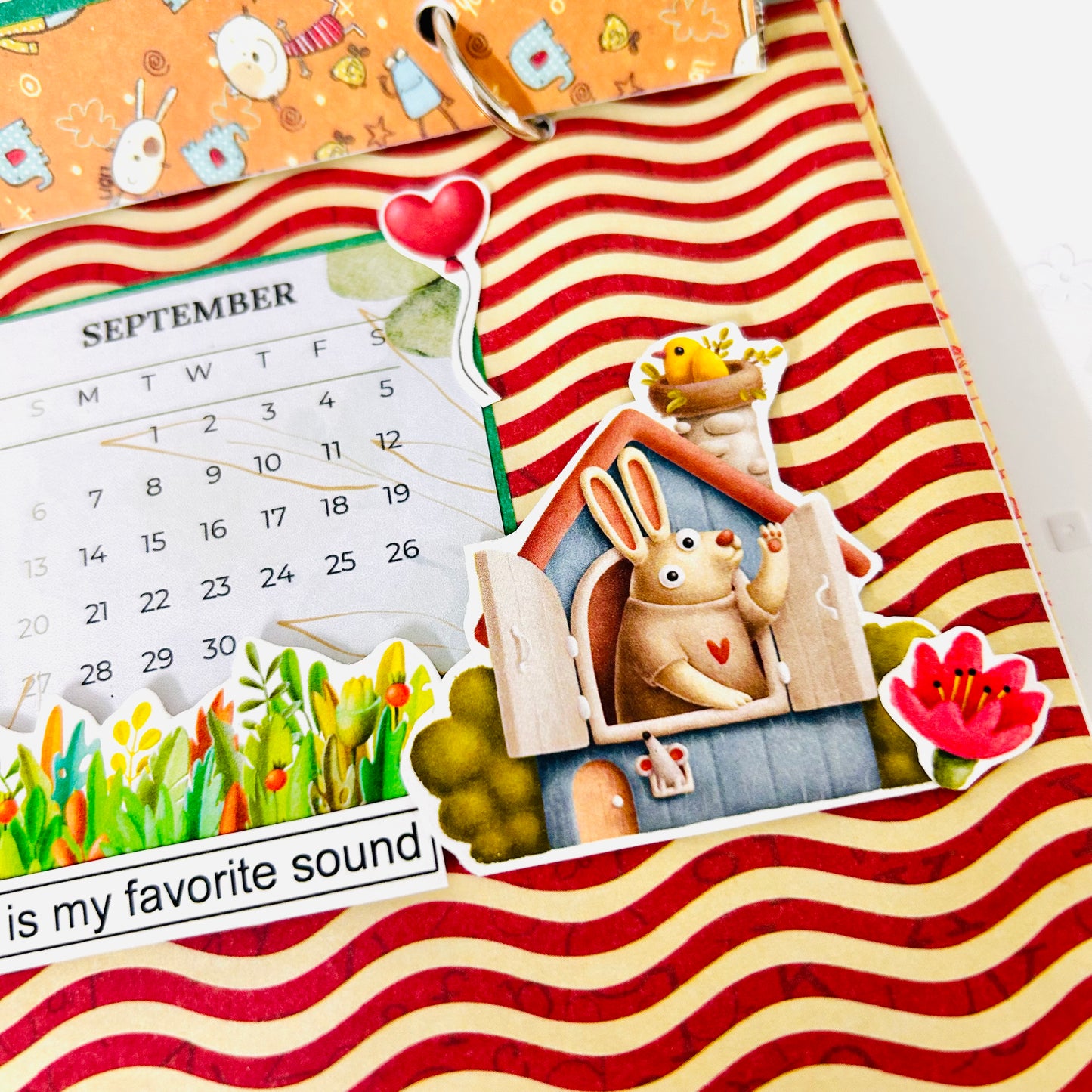 🗓️ Cheerful Desk Calendar 2026