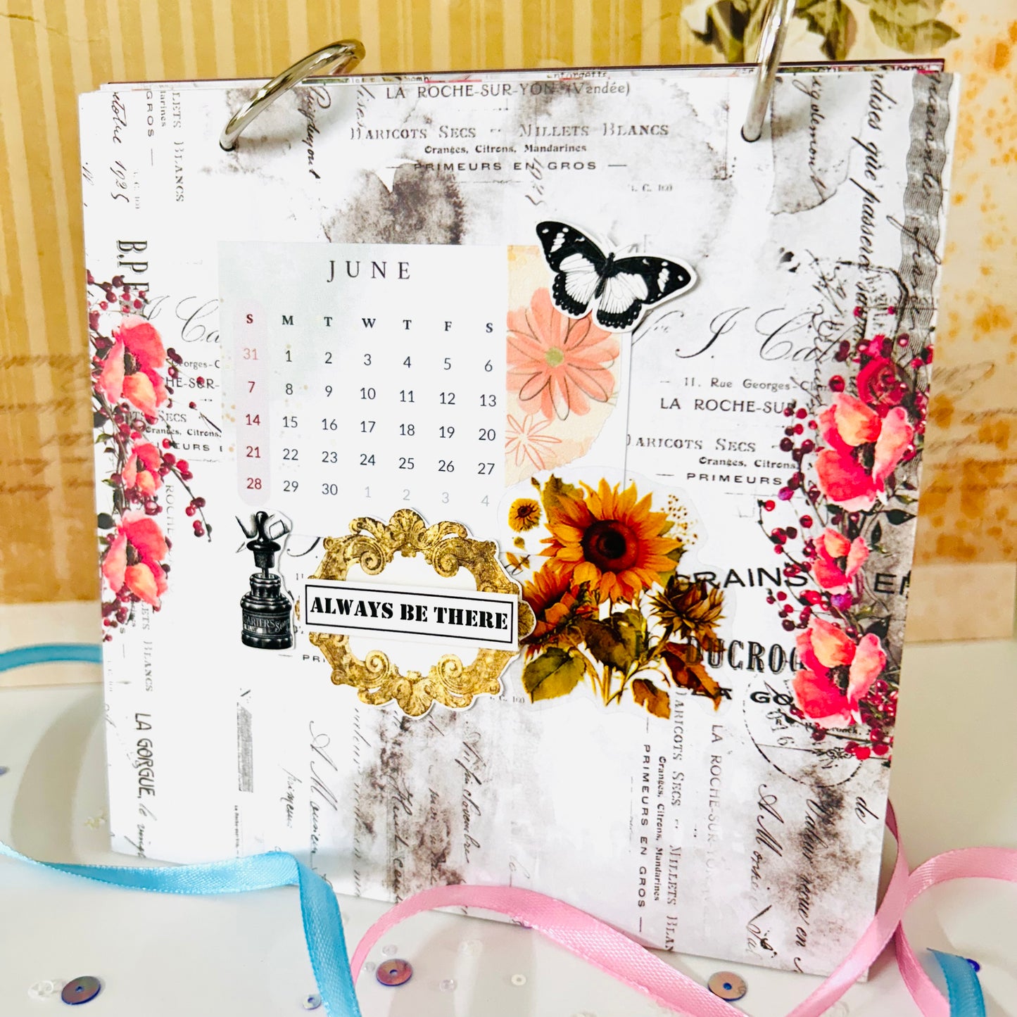 🗓️ Desk Calendar 2026 for Wife