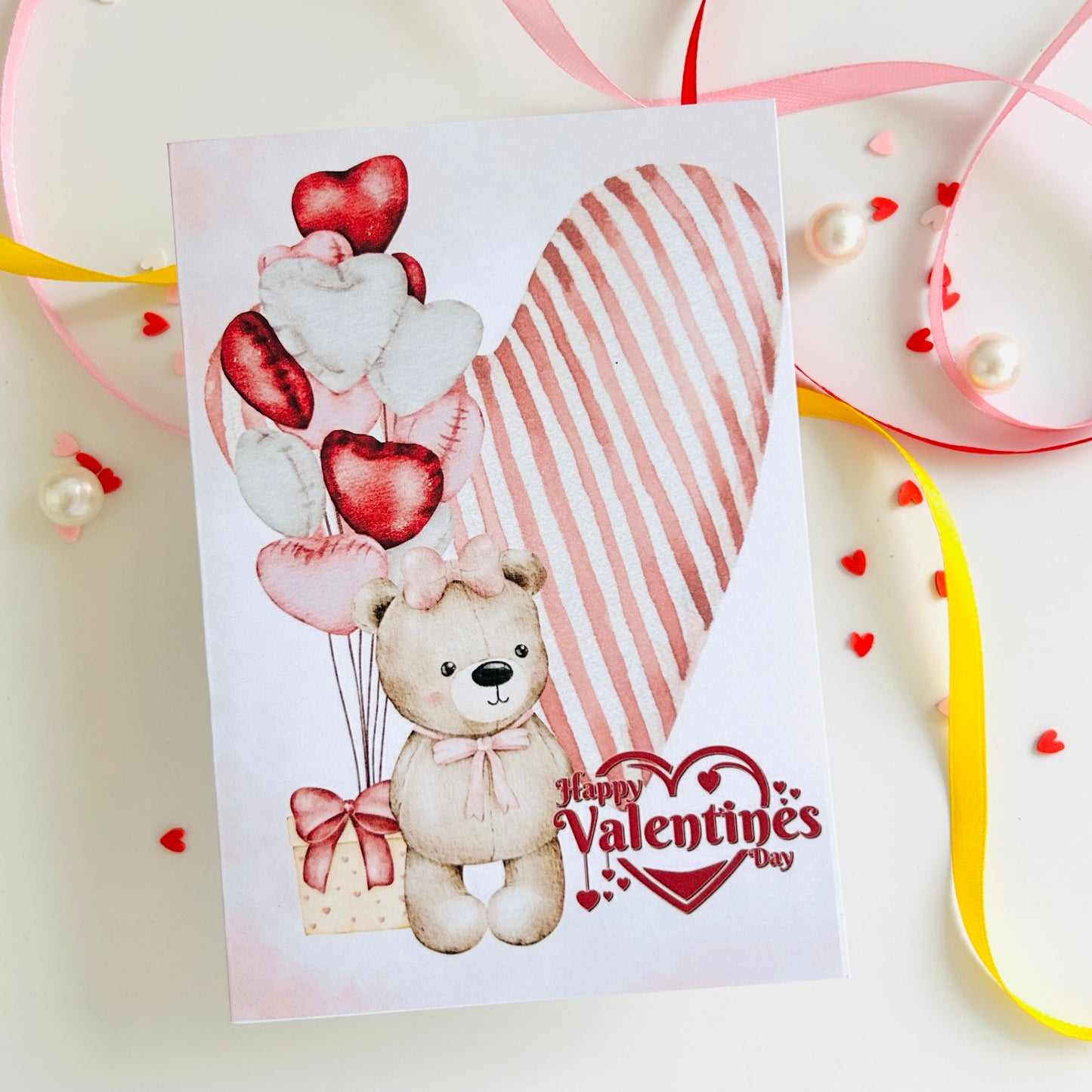 ❤️ Valentine’s Day Card ‘Balloon Hearts’