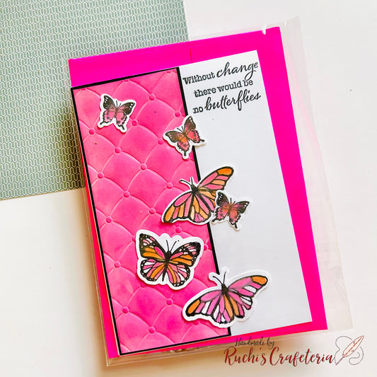🦋 Greeting Card – “Butterfly Quote”