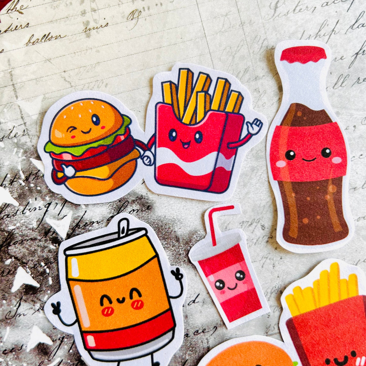🍔 Burger Buddies StiKars (Set of 5)