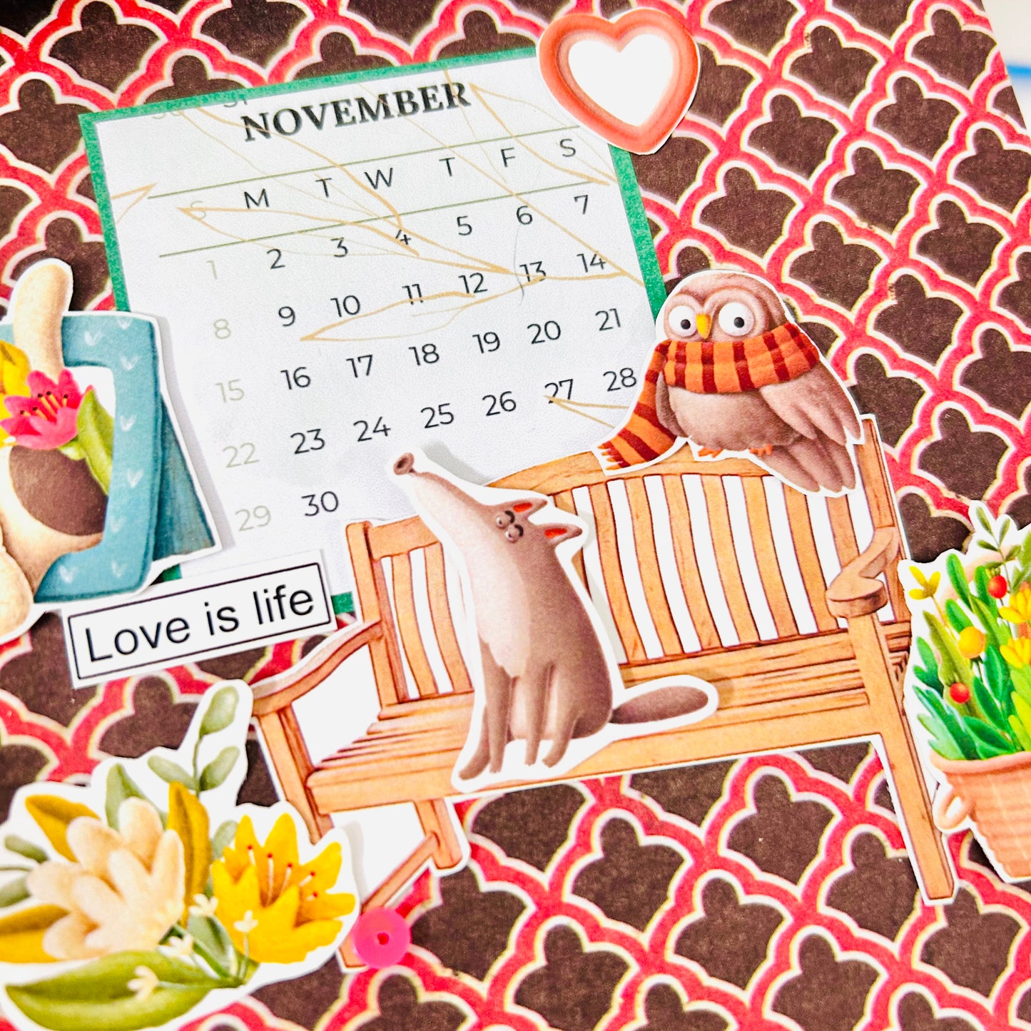 🗓️ Cheerful Desk Calendar 2026