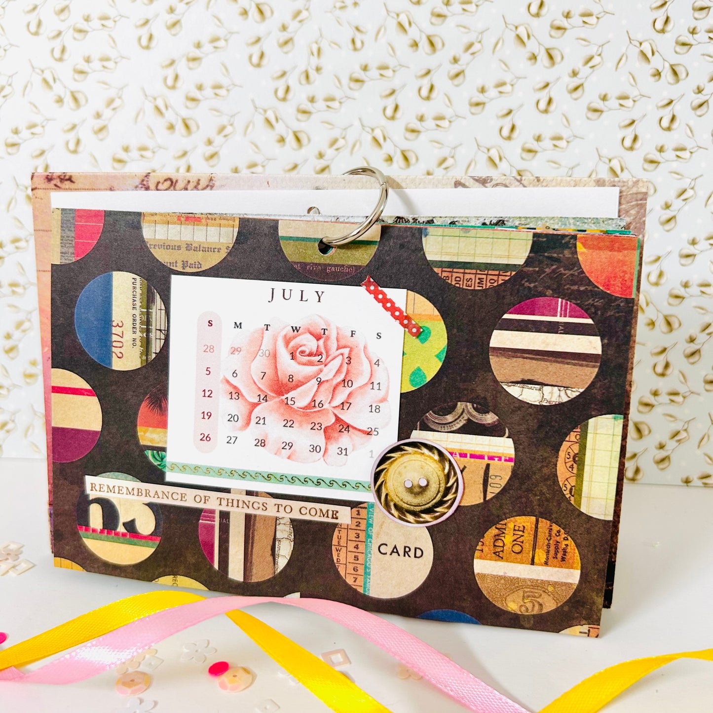 🗓️ Colorful Desk Calendar 2026