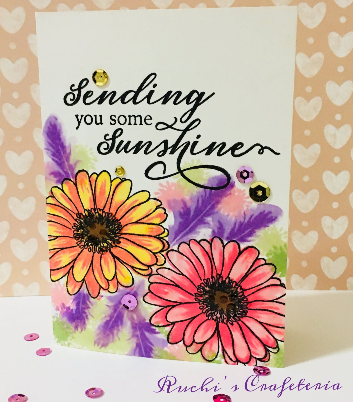 🌞 Sending You Some Sunshine – Handmade Card