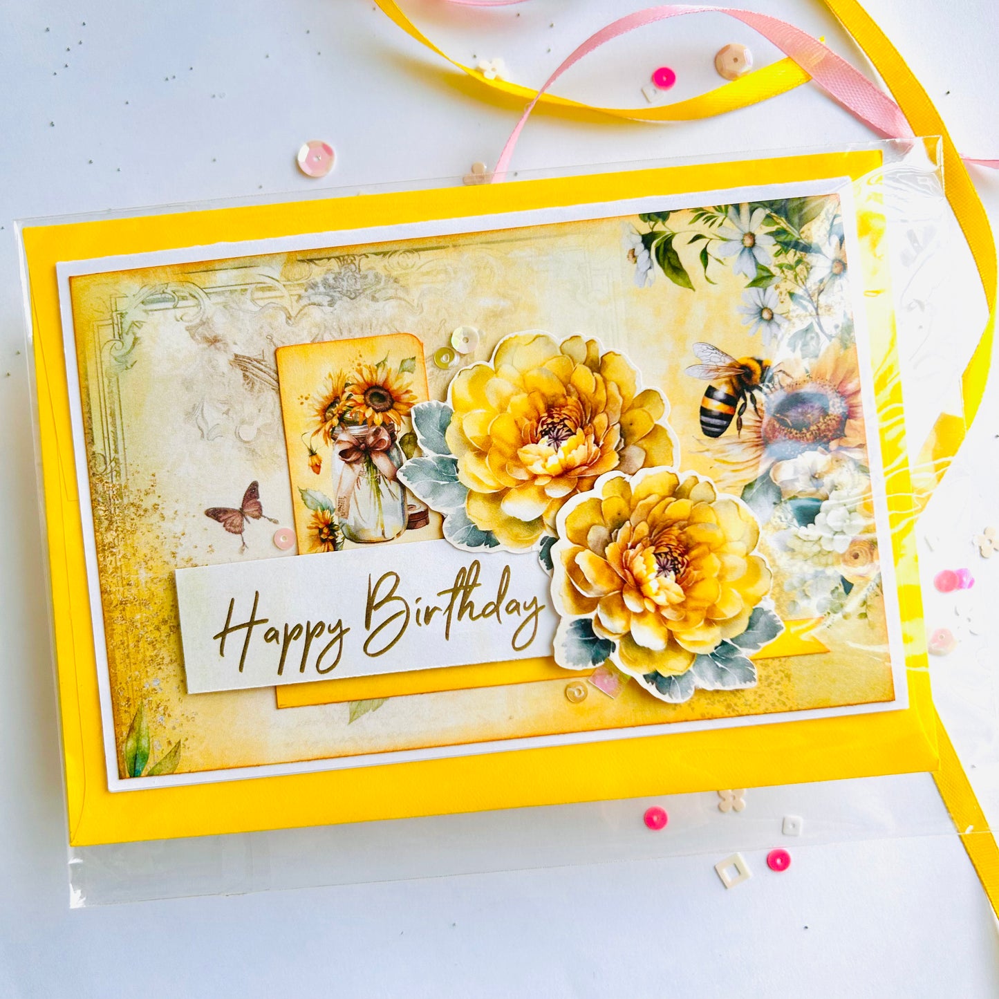 🌼🐝 Birthday Card – “And Many More”