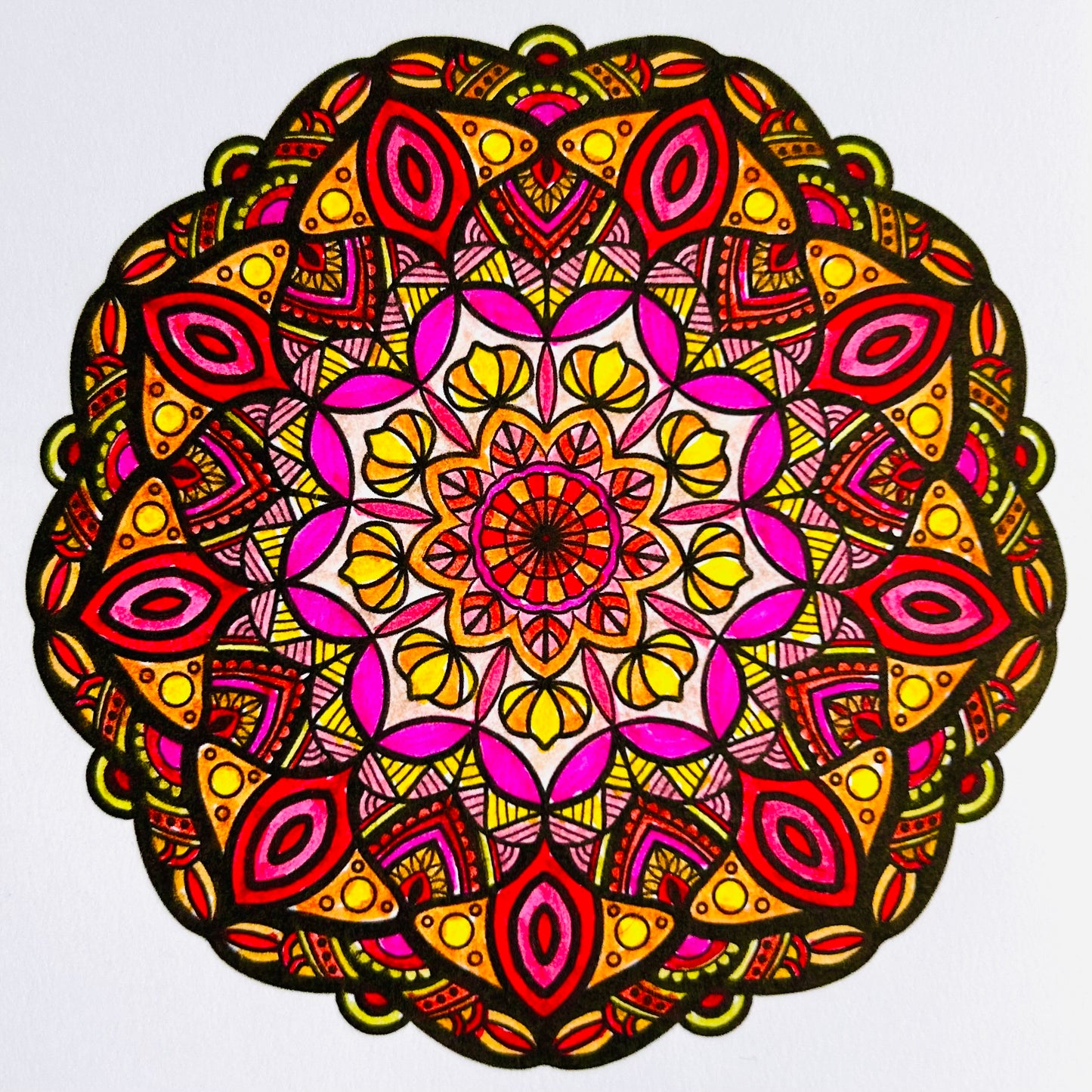 ☸️ ’Color Me Calm’ Mandala Coloring Pages (set of 4 Assorted Designs)