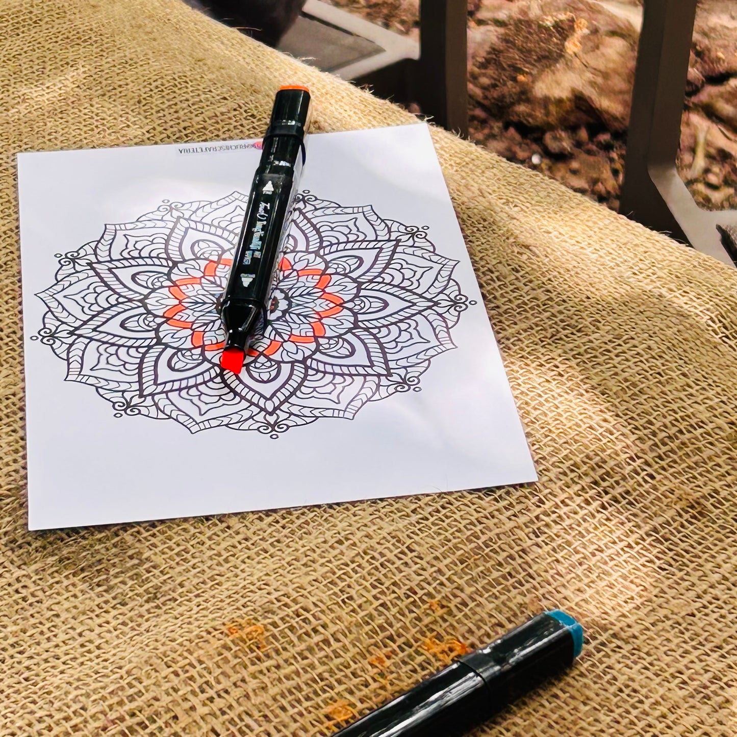 ☸️ ’Color Me Calm’ Mandala Coloring Pages (set of 4 Assorted Designs)