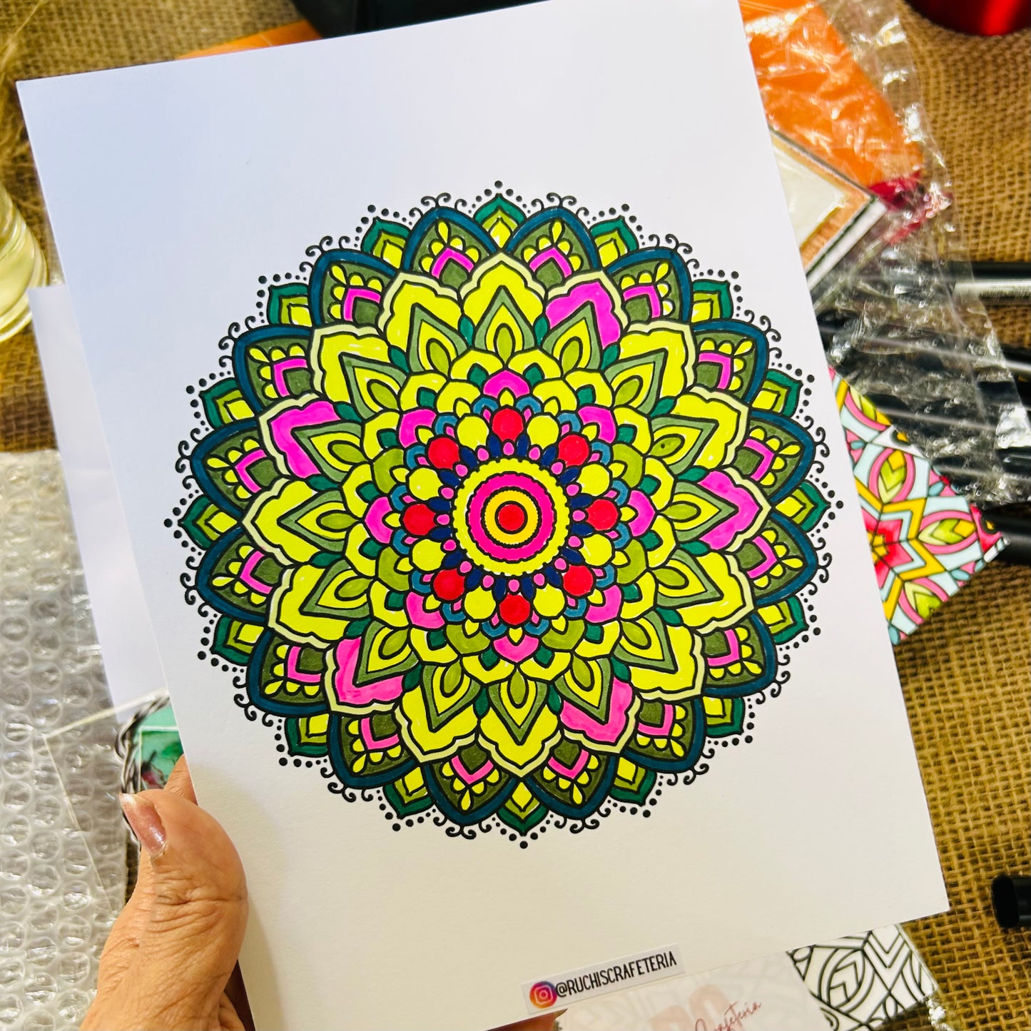☸️ ’Color Me Calm’ Mandala Coloring Pages (set of 4 Assorted Designs)