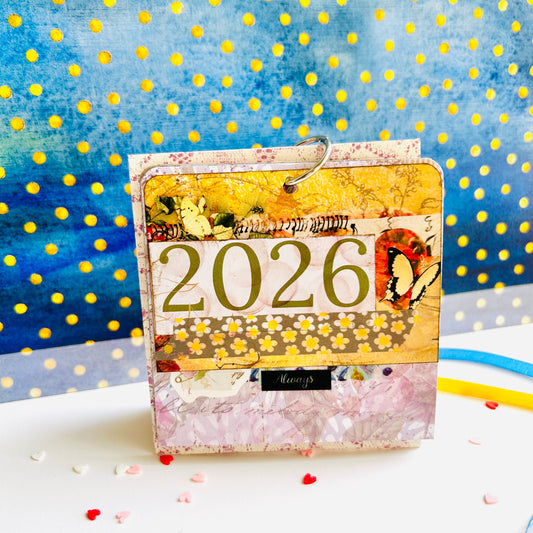 🗓️ Vintage Desk Calendar 2026