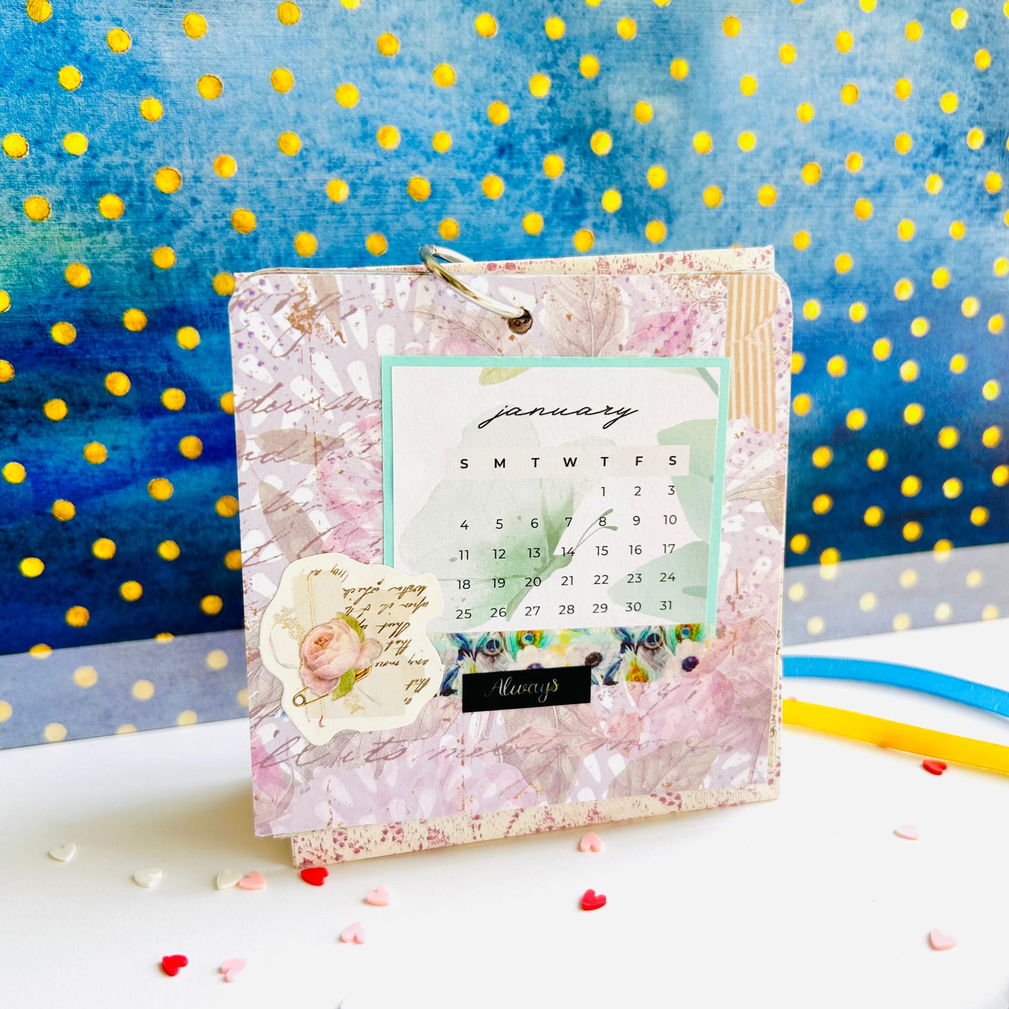 🗓️ Vintage Desk Calendar 2026