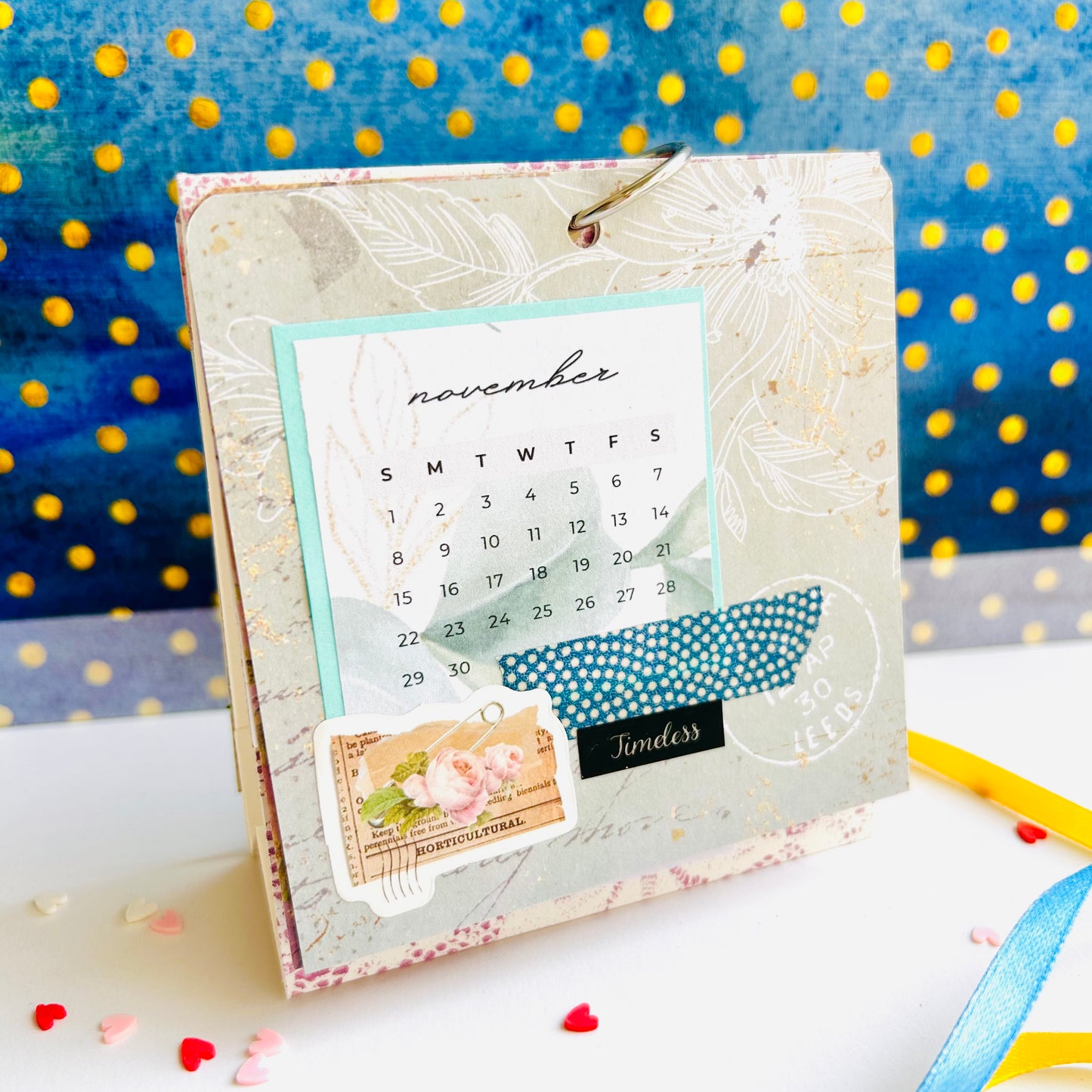 🗓️ Vintage Desk Calendar 2026