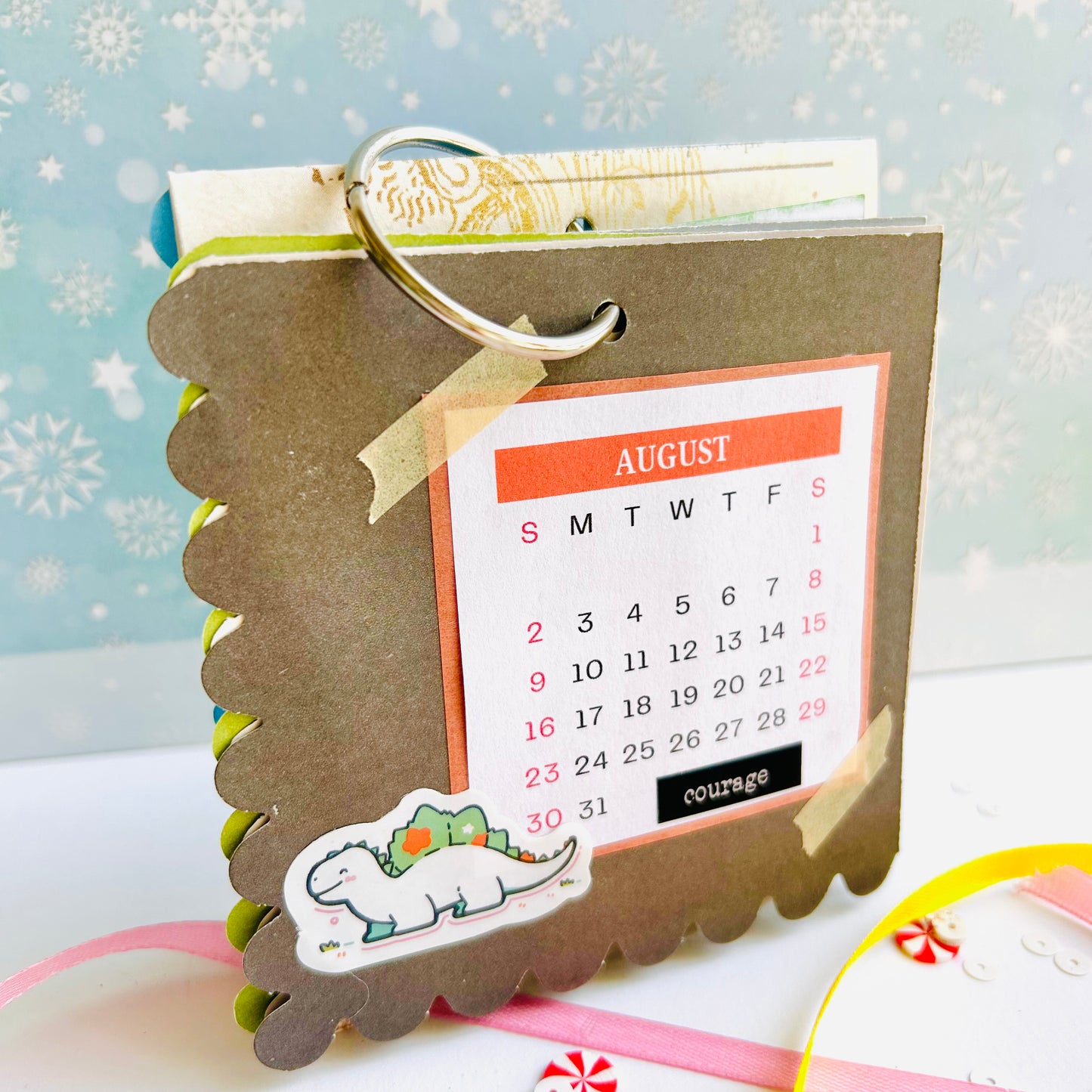 🦖🦕 Dino Desk Calendar 2026