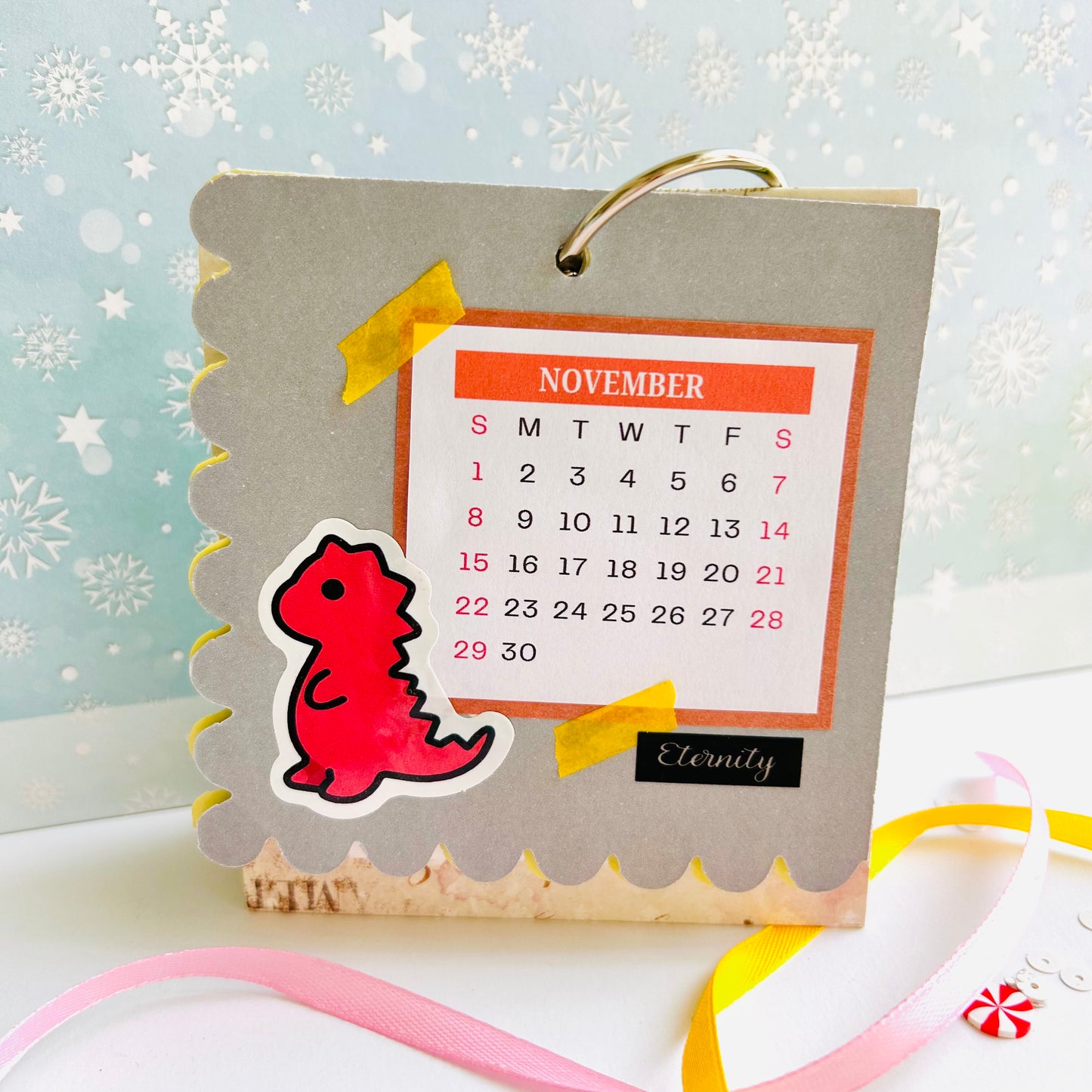 🦖🦕 Dino Desk Calendar 2026