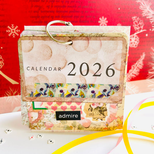 🧡💛 Colorful Desk Calendar 2026