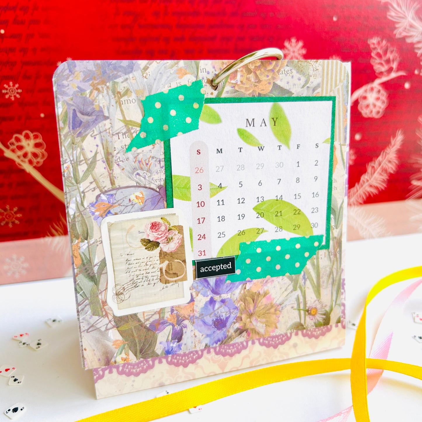 🧡💛 Colorful Desk Calendar 2026