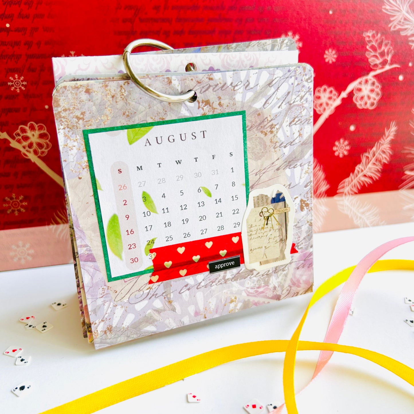 🧡💛 Colorful Desk Calendar 2026