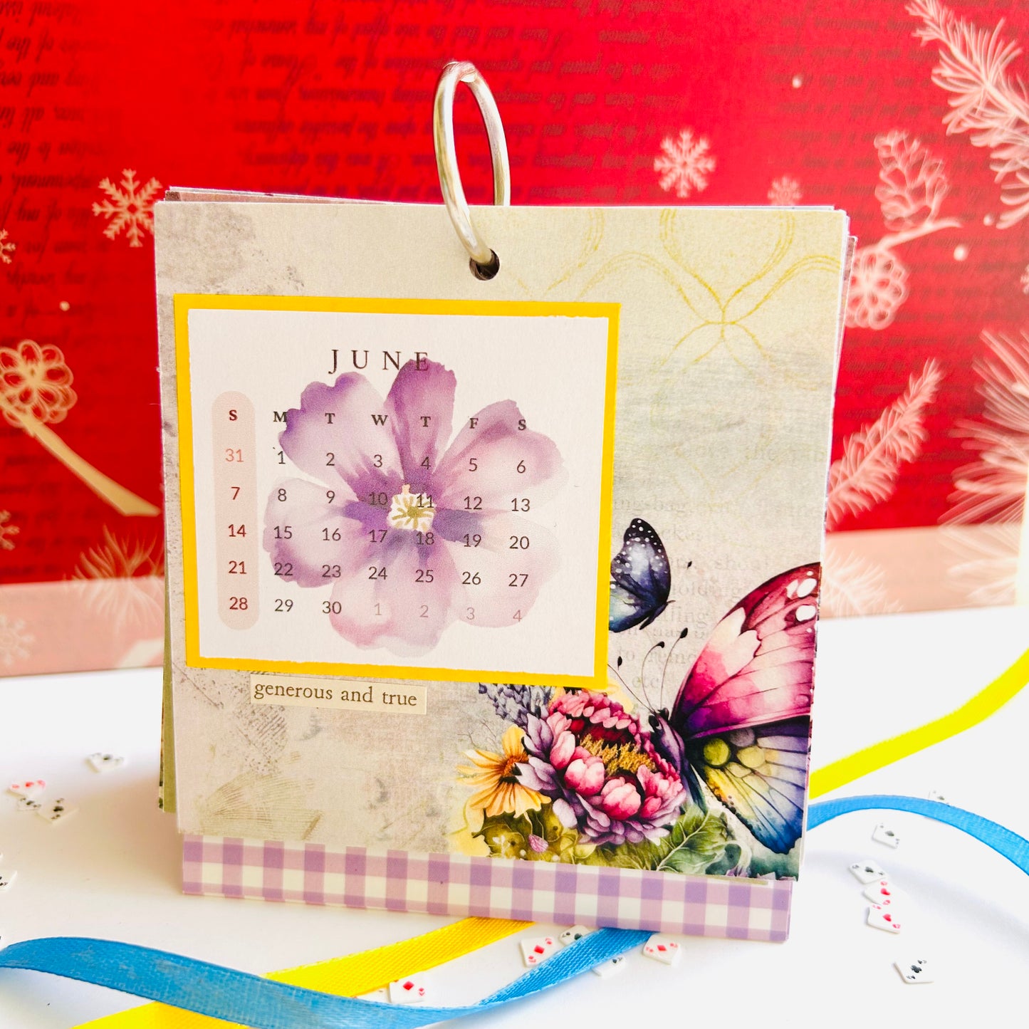 🌸 Flourish Desk Calendar 2026